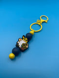 Sunflower Gnome Keychain