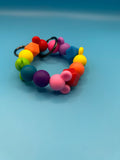 Rainbow Mickey Keychain