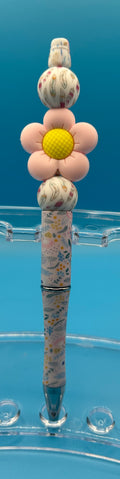 White Flower Pen
