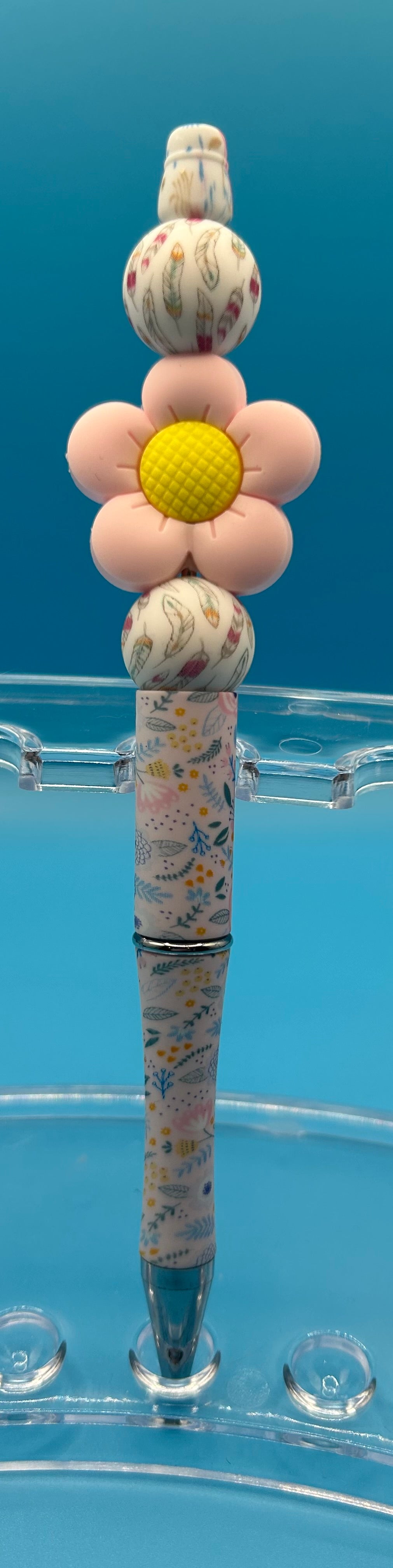 White Flower Pen