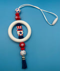 USA Gnome Car Charm