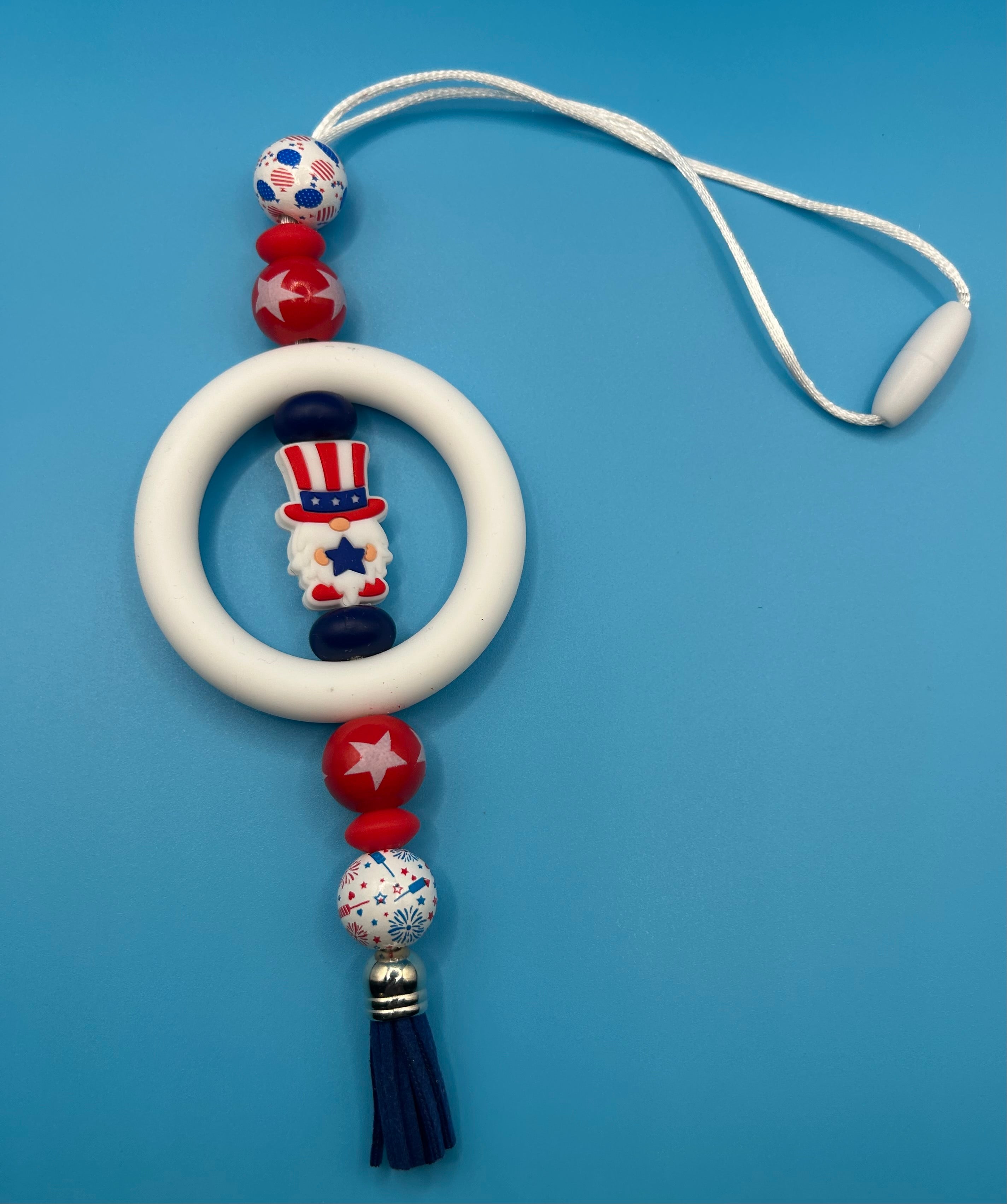 USA Gnome Car Charm