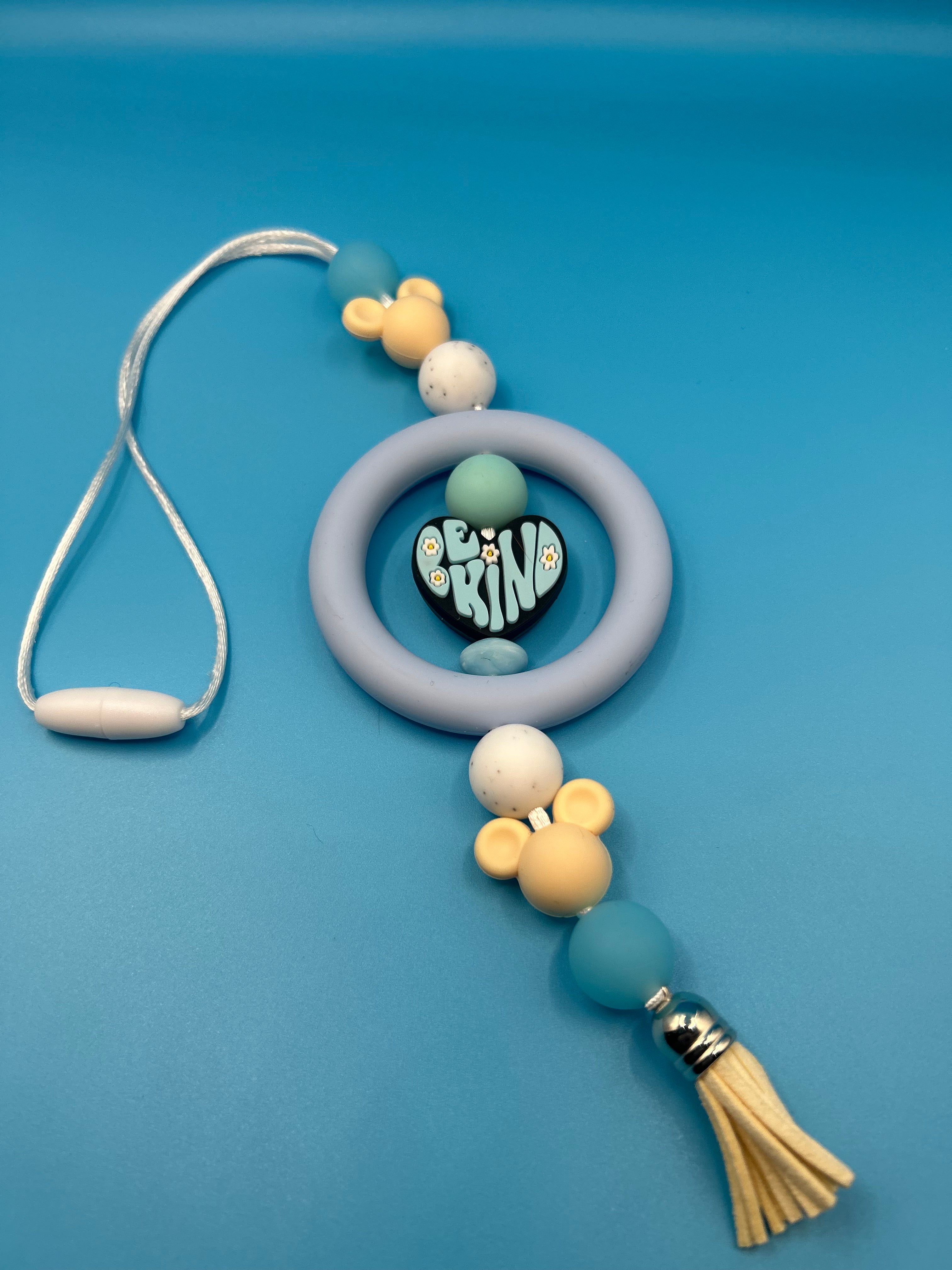 Mickey/Be Kind (blue) Car Charm