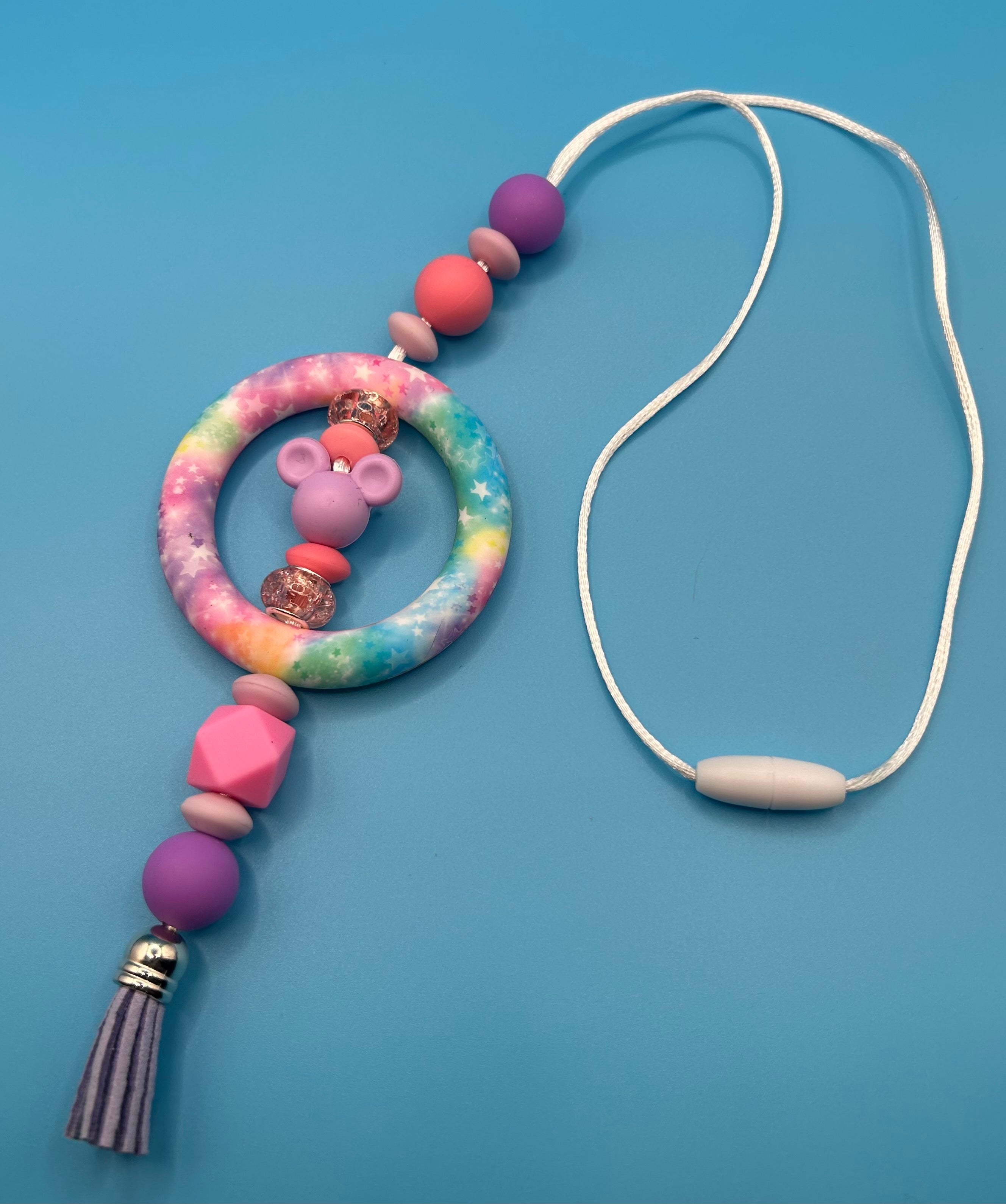 Tie Dye Mickey Car Charm