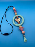 Mickey/Be Kind (teal) Car Charm