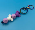 Purple Mickey Keychain