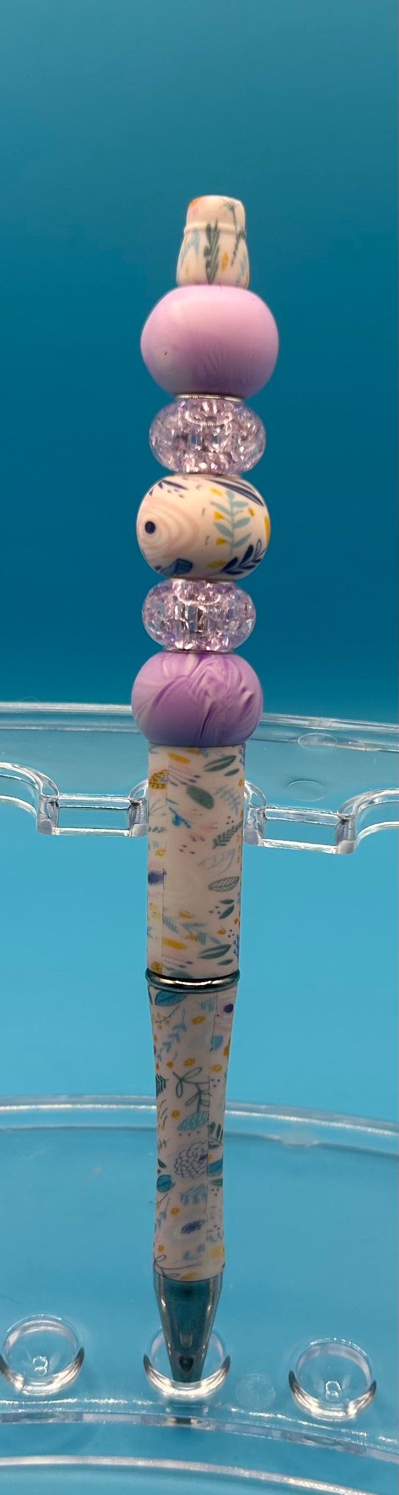 Purple Beaded Pen