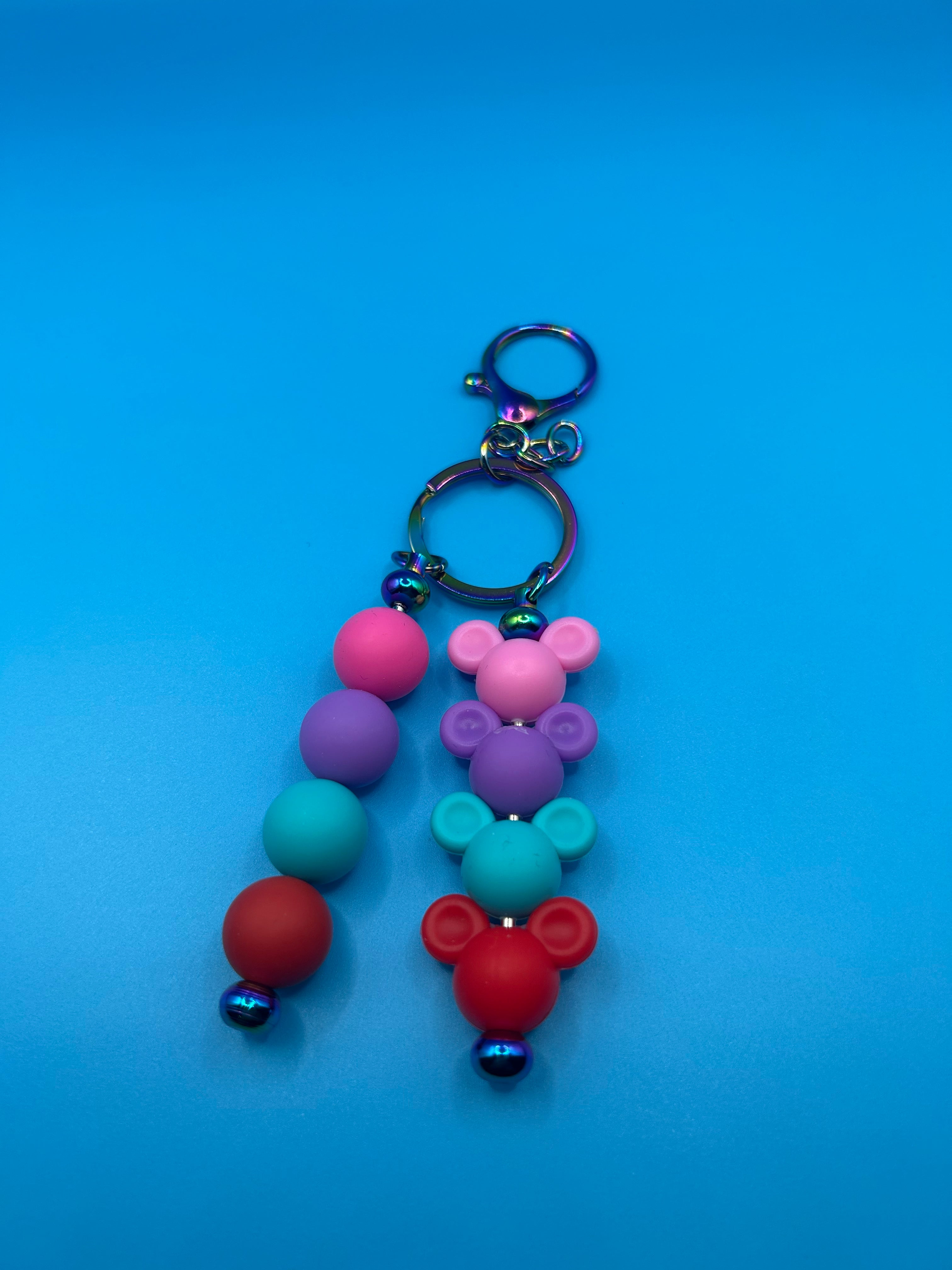 Double Mickey Keychain