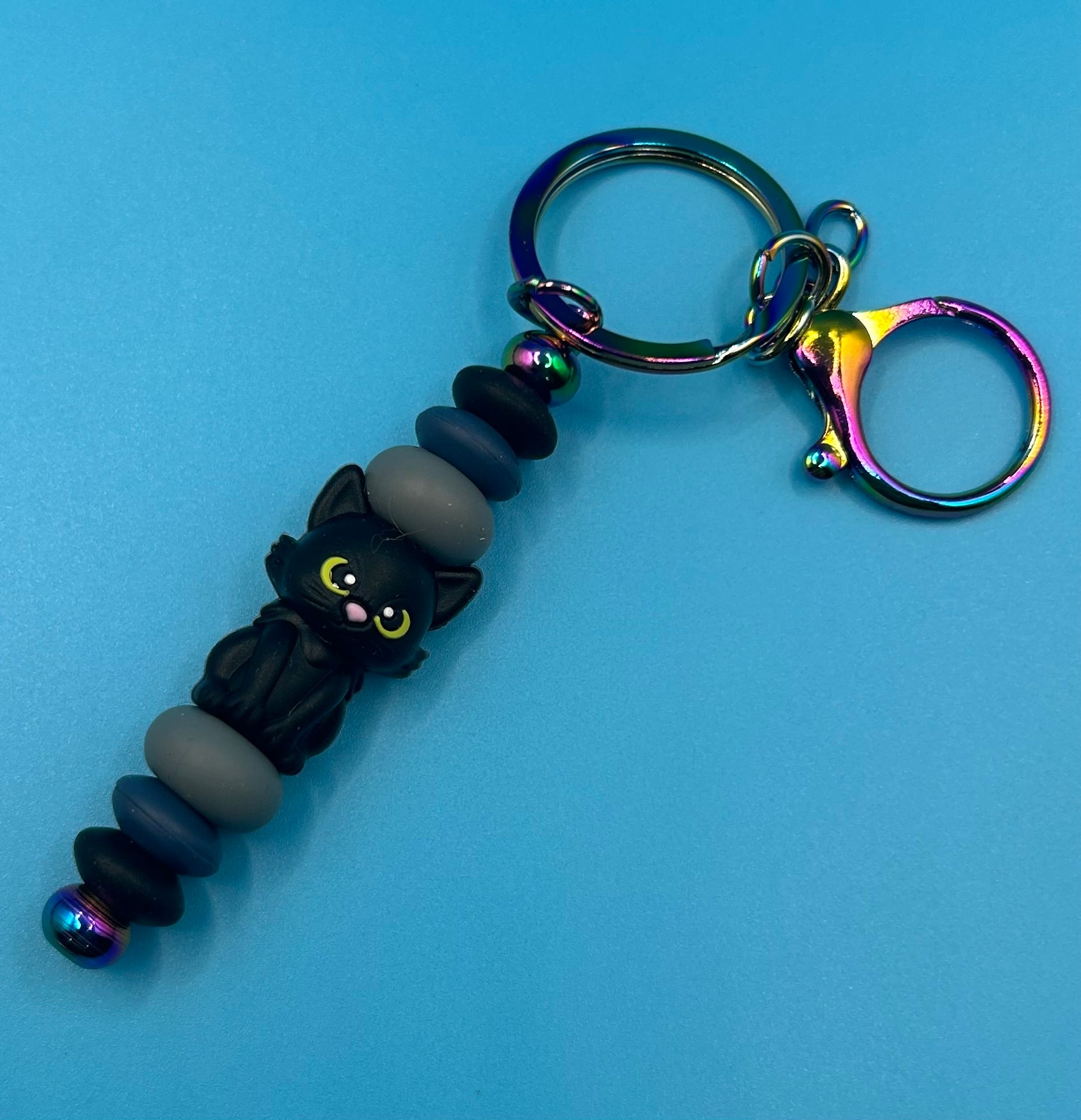 Black Cat Keychain