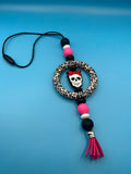 Rosie Skeleton Car Charm