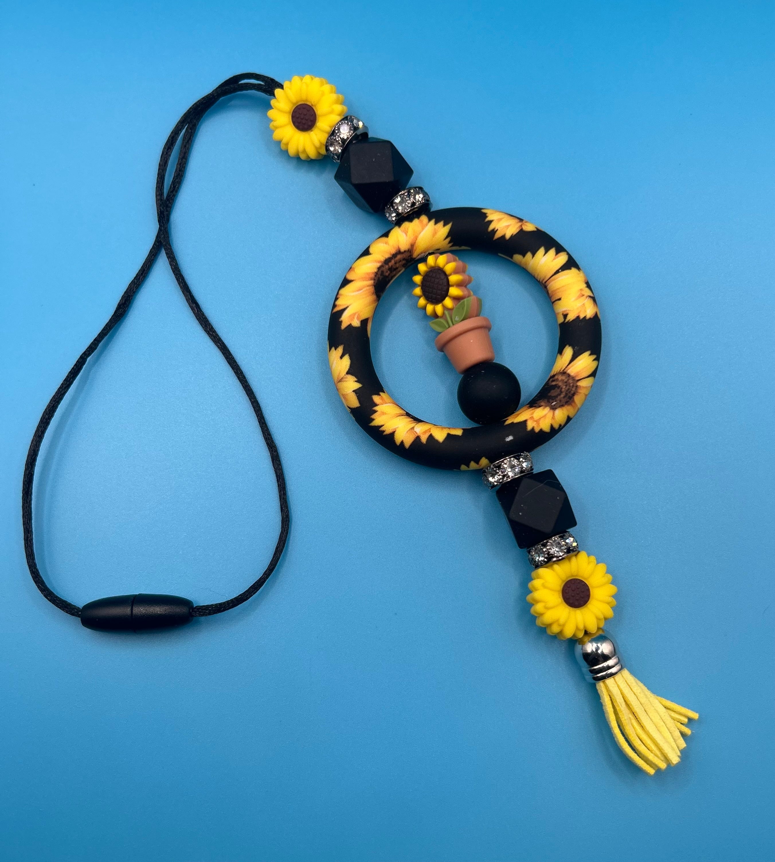 Sunflower Car Charm