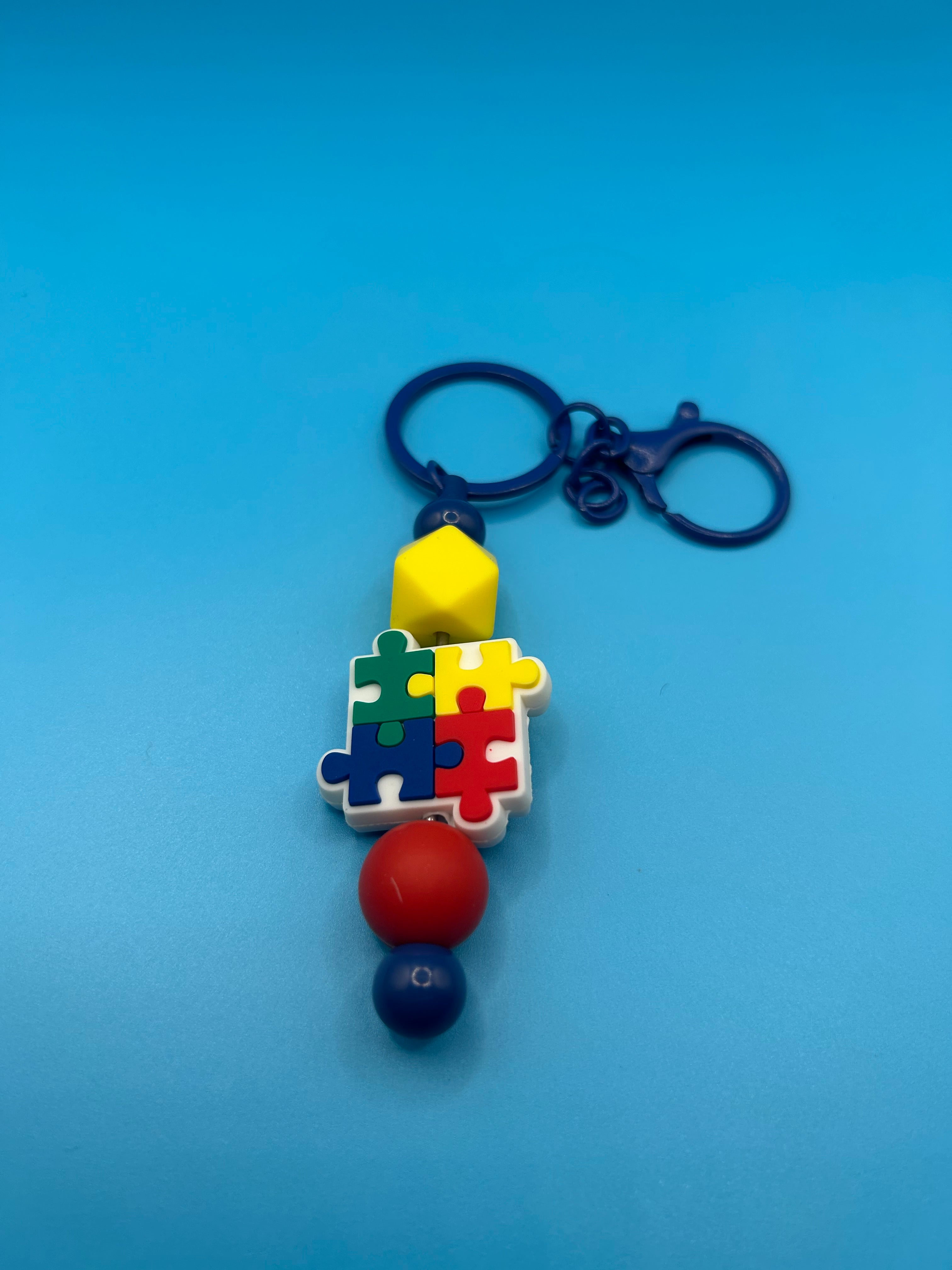 Autism Awareness Keychain
