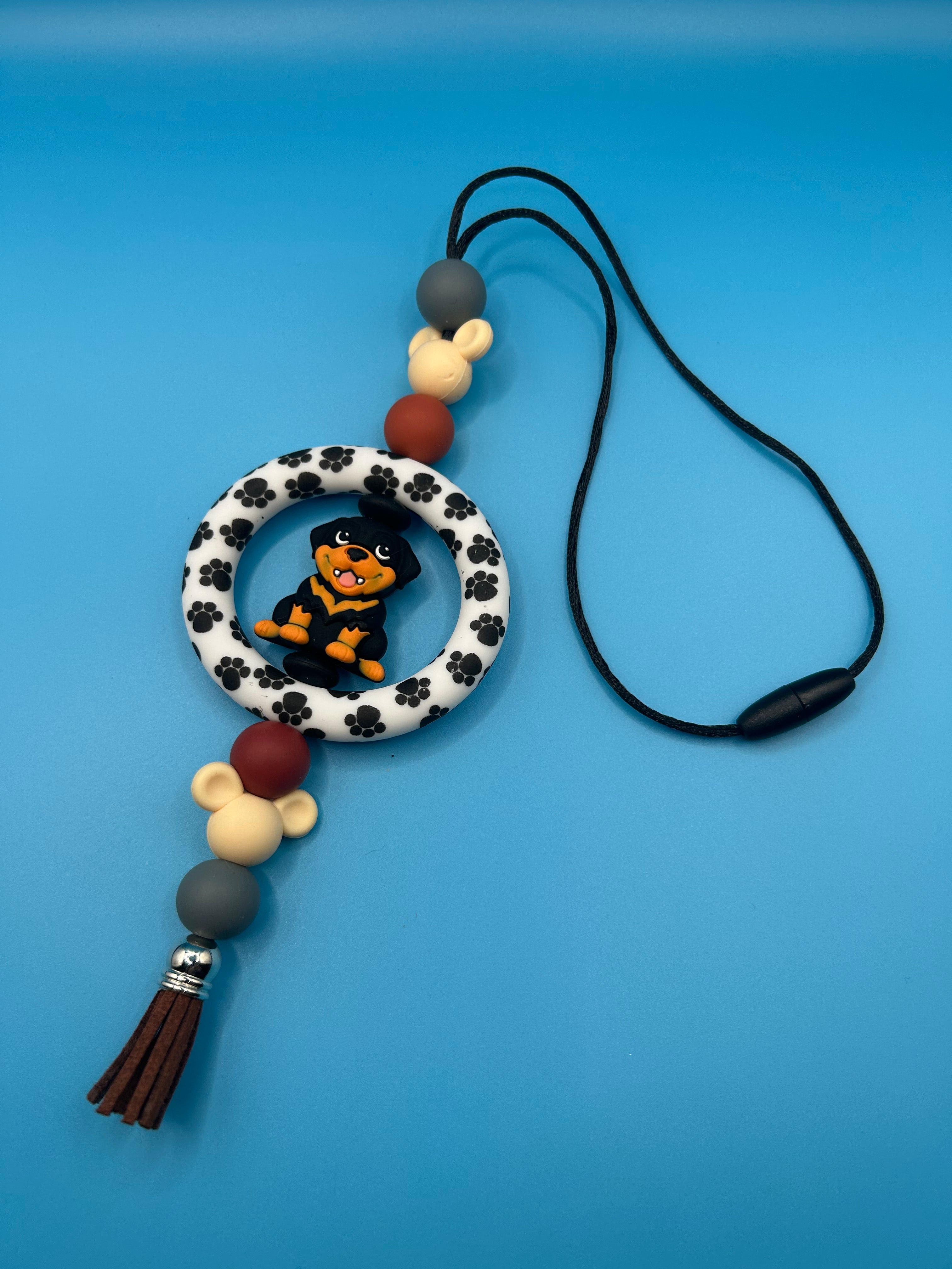 Rottie Car Charm