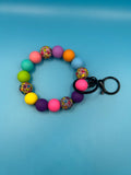 Rainbow/Cheetah Keychain